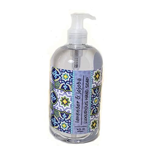 Greenwich Bay Trading Company Garden Collection Bundle: Lavender & Jojoba - 16 Ounce Shea Butter Lotion & 16 Ounce Hand Soap