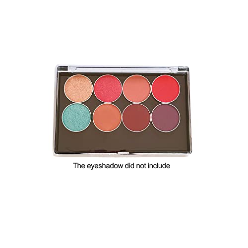Small Size Empty Magnetic Clear Eyeshadow Light Weight Makeup Palette- Traveling, Depotting palette 4.76 x 3.11