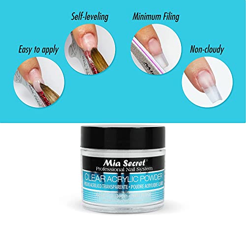 MIA SECRET Acrylic Powder - Clear