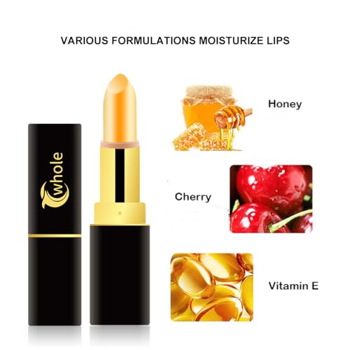 LEONTY Red cherry lipstick Magic Temperature-Change Color Lipstick Moisturizing Lipstick Long Lasting for men and women