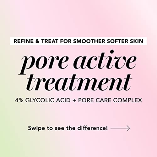 Saturday Skin Pore Serum Active Treatment for Face 4% Glycolic Acid Pore Care Complex Help Refine Skin¡¯s Texture Reduce Pores Sebum Control AHA Acne Pimple Pore Essence Anti-Aging(1.69 Fl. Oz. 50ml)