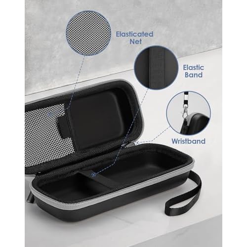 Hard Travel Case for Hybrid Electric Trimmer, Waterproof Hard Carrying Case Portable Storage Bag for OBlade & Braun Series Shaver, Green