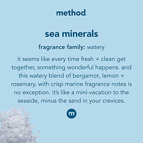 Method Foaming Hand Soap Refill, Sea Minerals, Recyclable Bottle, Biodegradable Formula, 28 oz, (Pack of 2)