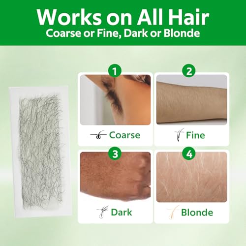 WaxFans SnapSmooth Wax Strips for Hair Removal - Body & Face Wax Strips, No Heating Required, Travel-Friendly 58 Pcs with Cleansing Wipes