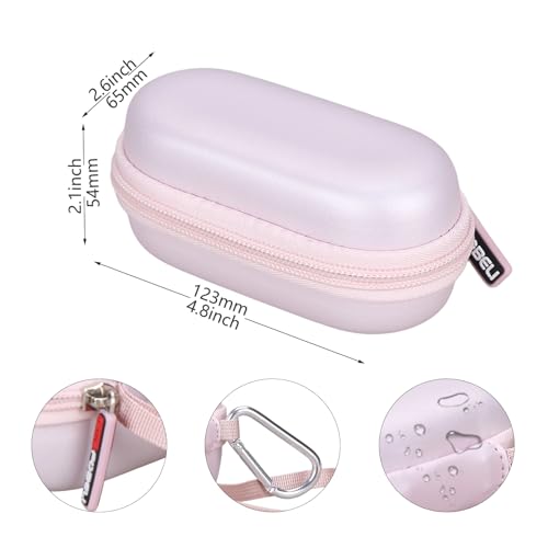 FBLFOBELI EVA Hard Storage Case for ZIIP Halo, ZIIP OX, ZIIP GX Facial Toning Device/for Gillette Venus Mini Facial Hair Remover (Case Only) (Rose Gold)