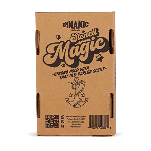 Dynamic Color Co - Stencil Magic Tattoo Solution and Remover, for Artists, Made in USA (8 oz Bottle Set)