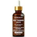 Hydrating Self Tanning Drops ? LIGHT/MEDIUM ? Face & Body Tint with DHA, Hyaluronic Acid, Squalane & Niacinamide ? Natural-Looking Tan ? MYSTERE BEAUTE ? 1 fl oz