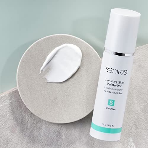 Sanitas Skincare Sensitive Skin Moisturizer, Strengthen & Soothe Fragile Skin, 1.7 Ounce