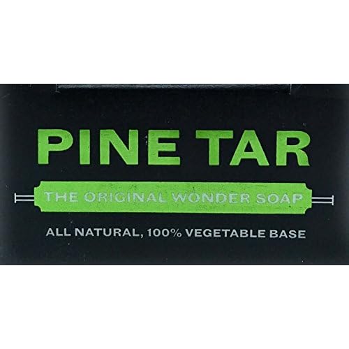 Grandpas Wonder Pine Lathers White Tar Bath Bar Soap - 3.25 Oz