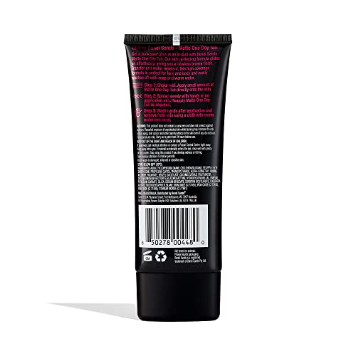 Bondi Sands GLO Matte One Day Tan | Instantly Provides a Flawless Bronze Finish for Face & Body | Transfer and Water Resistant | 100 ml/3.38 Oz