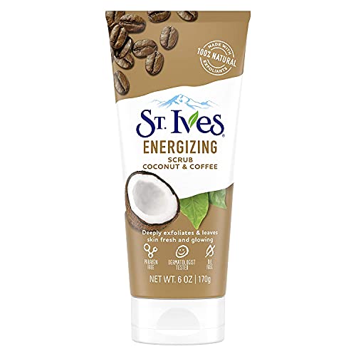 St Ives Scrub Energizing Coconut & Coffee 6 Ounce (Pack of 6)