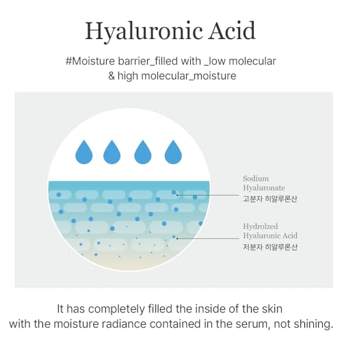 mixsoon Master Serum Moisturizing Serum-Intensive Moisturizing and Revitalizing for Face, Lightweight Formula for Radiant 30ml / 1.01 fl.oz. Korean Glass Skin Care