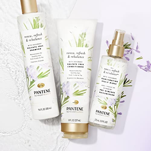 PANTENE NUTRIENT BLENDS Rosemary Rejuvenating Scalp Rinse, 5.8 fl oz/173 mL