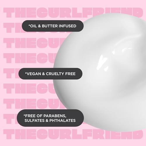 Cake Beauty Curl Defining Cream, The Curl Friend - Curly Hair | Frizz Control | Moisturizes & Defines | Avocado Oil | Soybean Oil & Shea, 6 Fl Oz / 177 mL (Pack of 2)
