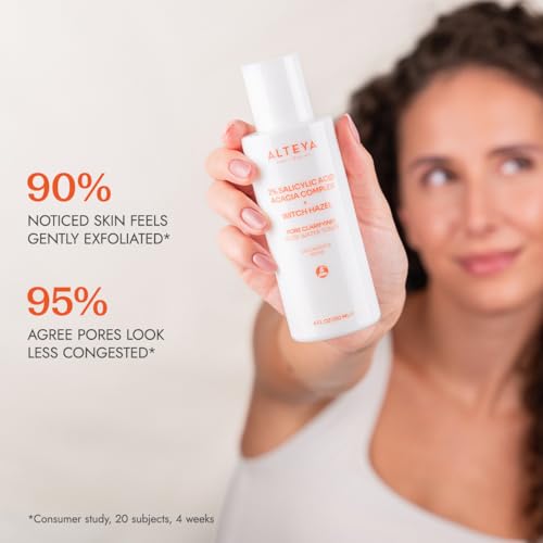 Alteya Organics BHA Pore Clarifying Rose Water Toner (2% Salicylic Acid Acacia Complex Plus Witch Hazel)
