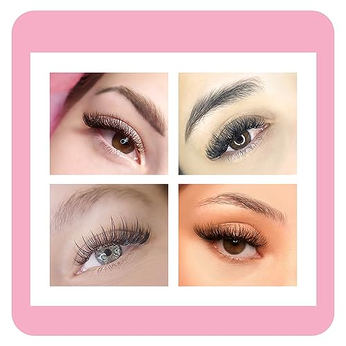 16 Rows Volume Classic Eyelash Extension 0.12 C Curl 8-15mm Mixed Length Matte Black Individual False Eye Lashes Extension Salon Use Natural Soft Fake Eyelashes Supplies (0.12 C, 8-15mm Mix)