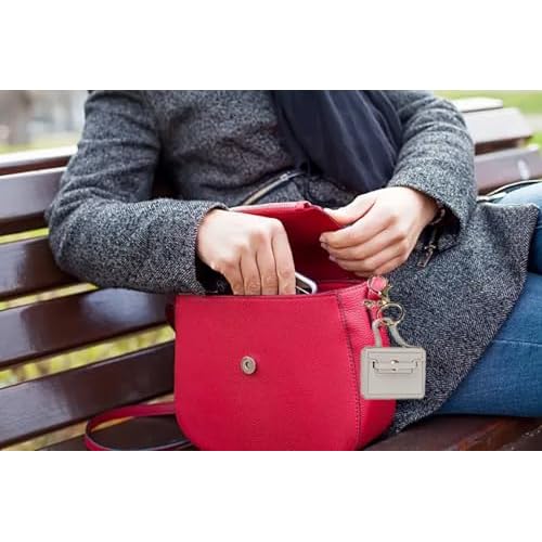 6 Pack Mini Makeup Bag Keychains Small Backpack Keyrings Cute Coin Purse PU Leather Lipstick Bag Card Holder Data Cable Organizer Fashion Bag Pendant Charms Accessories for Women Girls