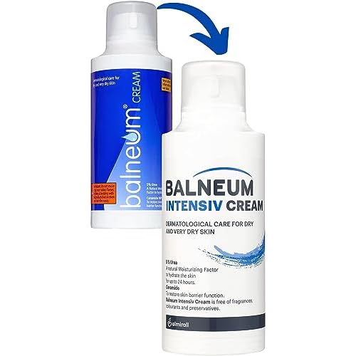 Balneum Intensiv Cream - Moisturisation and Hydration for Dry Skin - Formula with Urea and Ceramide - Suitable for Eczema and Dermatitis - for Men and Women - 500ml