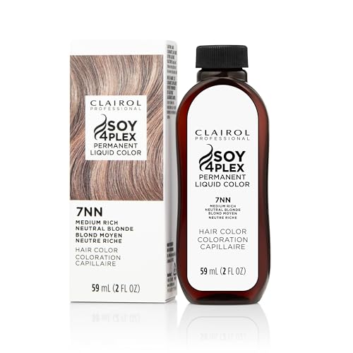 Clairol Professional Permanent Liquicolor for Medium Blonde to Neutral Blonde Hair Color with 100% Gray Coverage | Packaging May Vary