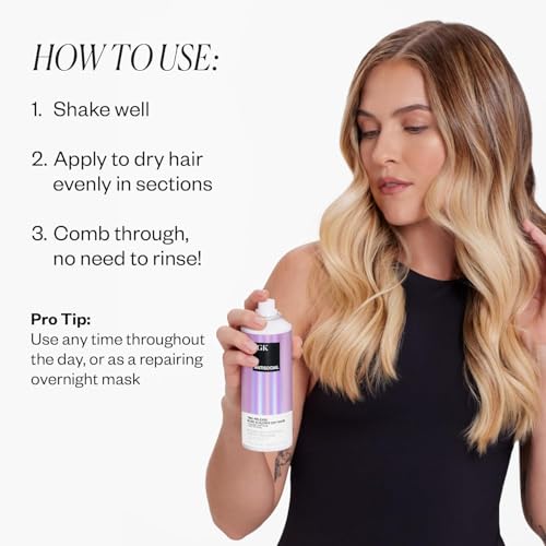 IGK Antisocial Dry Hair Mask ? Leave-in Overnight Mask | Hair Bond-Building Treatment for Dry Hair | Overnight Hydration & Shine | Repairs, Softens & Perfect for Extensions | Full + Travel