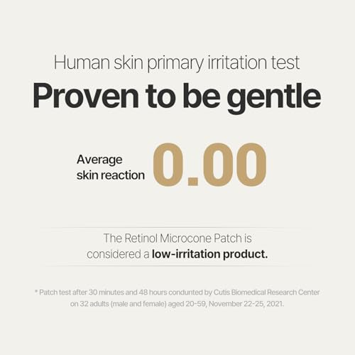 Acropass Wrinkle Patches New Retinol Microcone Deep Wrinkle, Retinol 3,300 IU/g, eyes, frown, smile line, and forehead wrinkles, Anti-Aging (Full Face, 20 Count)
