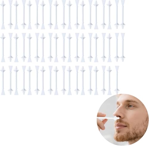 62 PCS Nose Wax Sticks Kit with Disposable Spatulas for Nostril Cleaning and Ear, Face, and Hair Removal for Men and Women. Painless application.