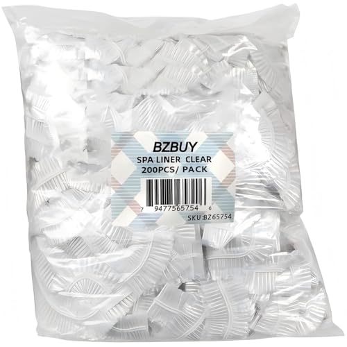 Disposable Spa Liners Large Size Fit All Pedicure Chair Clear 200 Pcs