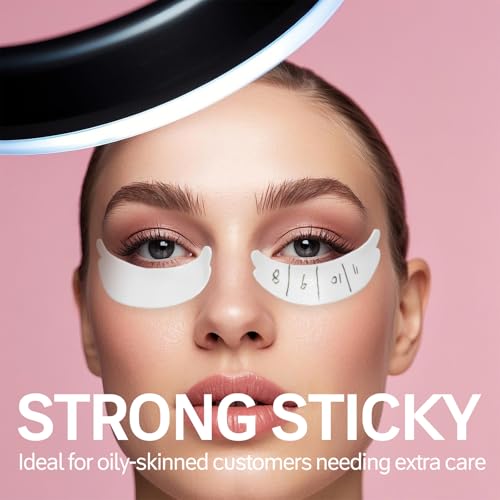 Eye Pads Lash Extensions(1000 Pcs) - Akissos Premium White Foam Under Eye Patches,Eyepads with eye Care for Lash Extensions | Lift | Tint | Remove, Beauty Tools, Elastic, Thick, No Expiry & No Slip