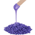 1lb Scented Hard Wax Beads, Sensitive Skin Brazilian Waxing Bead, Stripless Wax Bead for Coarse Hair Removal for Bikini Line, Body, Face, Arms, Legs, Back, Chest, 10 Wooden Sticks