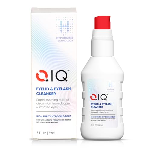 Eyelash and Eyelid Cleanser ? High Purity Hypochlorous Eye Wash Solution, Lid and Lash Cleanser that Quickly Calms and Soothes Irritated, Clogged Skin (2oz)