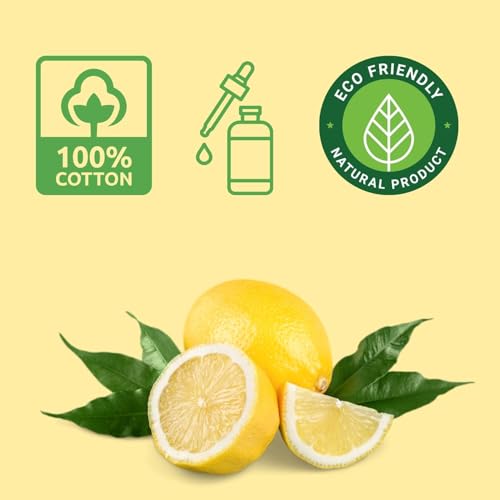 White Towel Services 10" x 10" in Moist Cotton Towel Individually Wrapped - Lemon Scent (Case of 50)