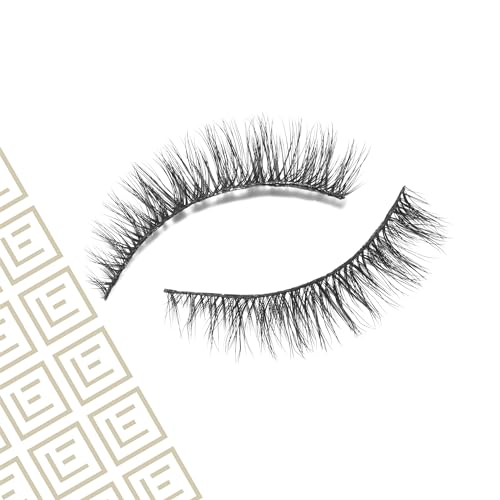 Eylure Luxe Faux Mink False Lashes - Natural Lavish, 4 Pairs Bonus Pack | Glue Included | 10 Wears