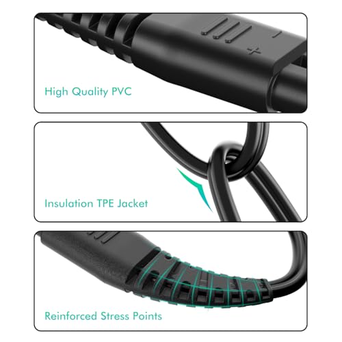 USB Charger Cord for oneisall Low Noise Dog Clippers Model RFC-676 Only, Replacement Charging Cable for oneisall Rechargeable Stainless Steel Blade Pet Shaver