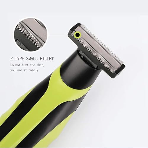 LinMei Men¡¯s Electric Shaver Full Body Wet & Dry Shaver, USB-C Fast Charging, IPX5 Waterproof, Cordless Razor for Face, Head, Body Includes Beard Trimmer Attachment (Trimmer)