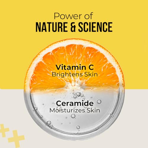 Dr. Sheth's Ceramide & Vitamin C Sunscreen SPF 50+ PA+++ | One Step Routine for Summer | For Women & Men | UVA UVB Sun Protection | 1.76 Oz / 50g