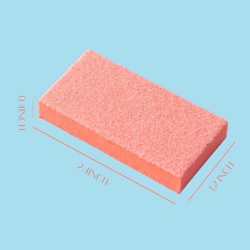RED Nail Design Slim Disposable Nail Buffers - 1000 PCS, 100/120 Grit Single-Use Nail Buffing Blocks for Natural & Acrylic Nails - Precision Buffers for Manicure & Pedicure - Ideal for Salons & Home