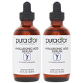 PURA D'OR Hyaluronic Acid Serum For Deep Hydration (3.3oz x2 = 6.6oz) Anti-Aging, Plumping & Moisturizing Formula For Smooth, Supple Skin - Natural Skincare Boost - Fine Lines & Wrinkle Reducer