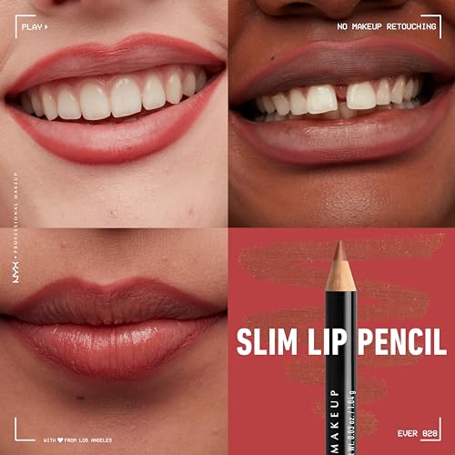 NYX PROFESSIONAL MAKEUP Slim Lip Pencil Creamy Lip Liner Nude Pink & Ever 2-Pack