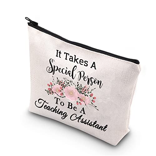 Teacher's Aide Gift It Takes A Special Person To Be A Teaching Assistant Teacher Appreciation Makeup Bag (Special teaching assis)