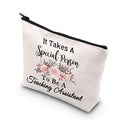 Teacher's Aide Gift It Takes A Special Person To Be A Teaching Assistant Teacher Appreciation Makeup Bag (Special teaching assis)