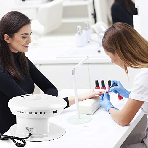 Ejoyous Nail Polish Dryer for Hands and Feet, 2 in 1 Cool/Warm Air Blow, LED, White