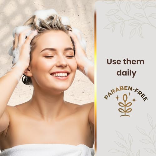 Tio Nacho Ultra-Moisturizing Frizz Control Shampoo and Conditioner Set with Organic Coconut Oil and Royal Jelly for Deep Hydration, Anti-hair loss products for healthier-looking hair, 14 fl oz Each