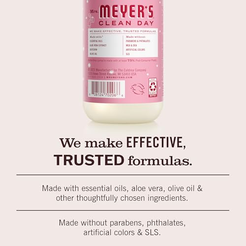 Mrs. MEYER'S Clean Day Liquid Hand Soap, Peppermint, 12.5 oz (Pack of 3)