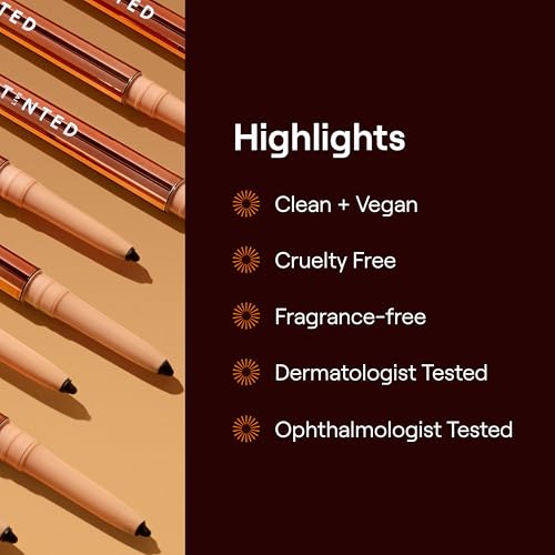 Live Tinted Hueliner Longwearing Pencil Eyeliner - Waterproof, Transfer-Proof, Long-Lasting Formula that Easily Glides On, High-Pigmented Pencil Eyeliner, 0.35g - Black