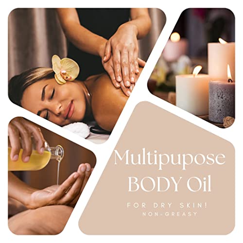 PrideandBeauty After Shower Oil. Skin Hydrating Oil. Body Oil Scented. Body Oils For Women Dry Skin. (Vanilla Buttercream)