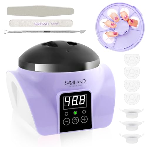 Saviland Essentials Nail Polish Remover Machine Gel Polish Revmover Steam Quick Remove