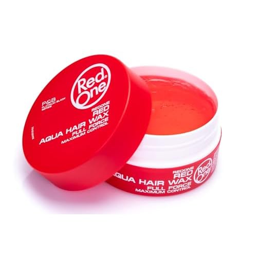 Redone Hair Wax Red 150ml | Ultra Hold & Maximum Control | High Shine Styling Wax for Men & Women | Edge Control & Non-Sticky Finish | Strawberry Scent | Professional Barber Hair