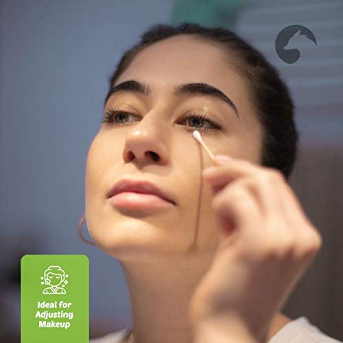 Bamboo Cotton Swabs 2000 Count | Eco-Friendly & Pure Cotton Buds | Double Tipped Sticks | 100% Plant-Based & Natural | Perfect for Makeup & Nail Applications, Arts & Crafts, Removing Dust & Dirt¡¦