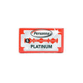 Personna Platinum Red Chrome Double Edge Stainless Steel 100 Blades 20BX