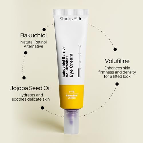 Bakuchiol Barrier Volufroshot Eye Cream ? Firming & Barrier Support with Jojoba Seed Oil and Volufiline Serum for Under-Eyes, Korean Skin Care, 30ml / 1.01 fl.oz.